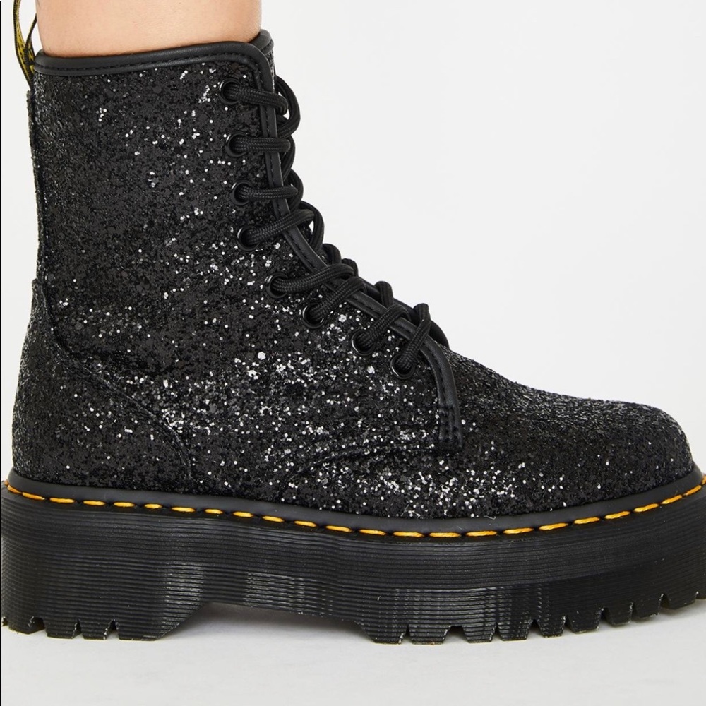 Doc Marten Molly Glitter Platforms